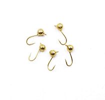 Мормышка вольф. Яман Шар с ушком, р. 3, вес 0,3, цв. золото
