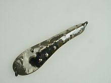 Блесна Сквирского круглоголовая №2 двойная цв.белая/желтая