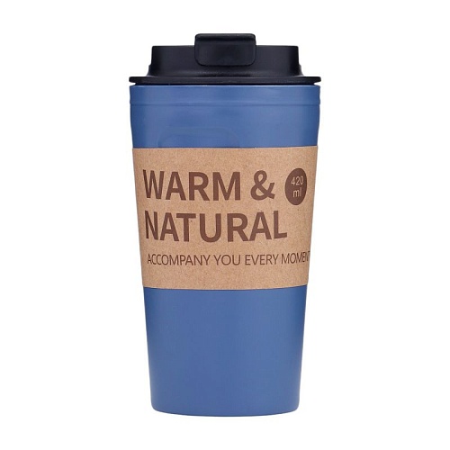 Термокружка "Casual" 420мл.,синяя Термокружка "Casual" 420мл.,синяя