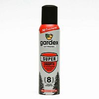 Gardex Extreme Аэрозоль-репеллент SUPER от комаров,  мошек и слепней 150мл