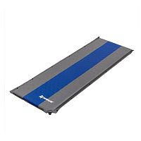 Коврик самонадувной 190*65*5 см, серый/голубой