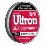 Леска Ultron Zex Copolymer d 0.25, тест 7,5кг, 30м прозрачный