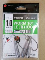 Крючки Gurza-WORM 101 LE JR HOOK № 1/0+12g (3шт/уп)