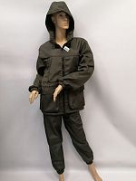 Костюм демисезонный Дюспофлис,цвет хаки,однотонный,р.42