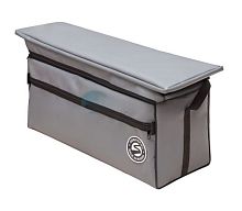 Накладка для сидения лодки с сумкой ПВХ 110см серая