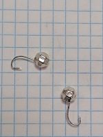 Мормышка Яман Шар с отв., SILVER PLATED, d 6, вес 1,2 г, граненый Мормышка Яман Шар с отв., SILVER PLATED, d 6, вес 1,2 г, граненый