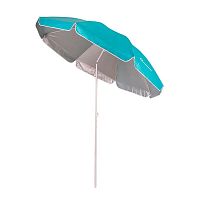 Зонт пляжный Следопыт с наклоном, d- 210 см, h-220 см, d штока 28/32 мм, Oxford 210D, цв. голубой