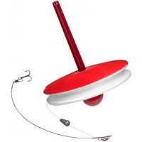 Кружок рыболовный оснащенный d=150 мм, груз оливка 8гр, леска 10 м, d- 0,4 мм, поводок 1*7- 12 кг ()