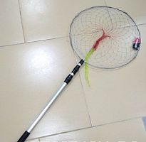 Подсак BUSHIDO круглый, мелкая ячейка,
(голова 50, L-200см, 3 секции) 0611-500