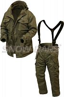 Костюм "Дельта+флис-МОЛНИЯ", ткань рипстоп, хаки, р.56-58/170-176