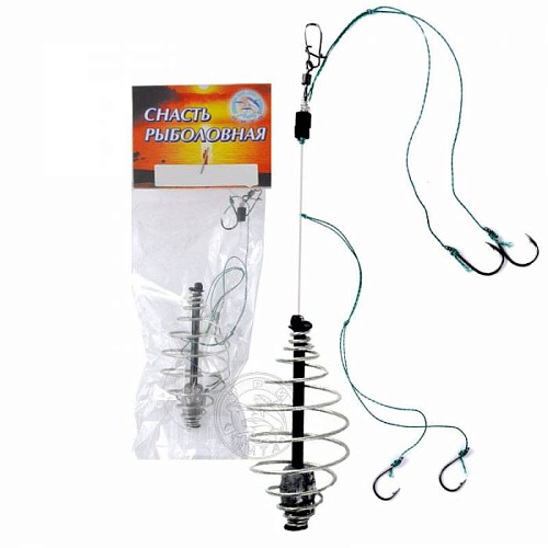 Снасть "Комбайн" (кормушка Шар 10гр)