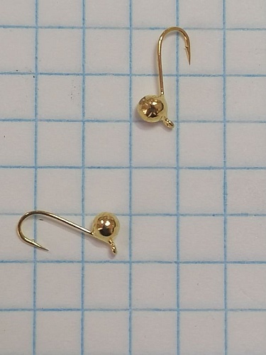 Мормышка Шар/ушко 5мм Gold Мормышка Шар/ушко 5мм Gold