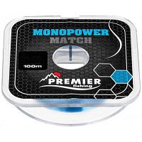 Леска MONOPOWER MATCH 0,28мм/100м Blue Nylon Premier Fishing