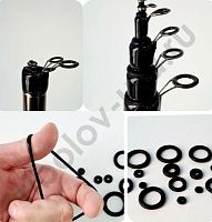 Набор силиконовых колец для удилищ, спиннингов