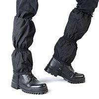Гамаши защитные, туристические "Охотник" с подкладом из флиса,черные