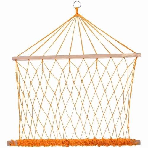 Гамак плетеный, желтый