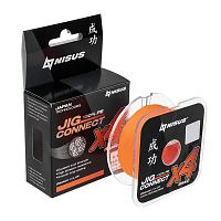 Шнур JIG CONNECT X4 PE Orange 150m #/1,0, 0.16 mm 6,1кг/13,4LB