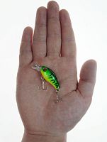 Воблер HARD BAITS PRO SERIES мини-кренкбейт 4,0 см, 3,90гр, цв.A кр. №12