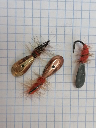 Мормышка Ленковая с намоткой № 2 Мормышка Ленковая с намоткой № 2