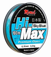 Леска Hi-Max  Sky Blue d=0.22mm, 100m