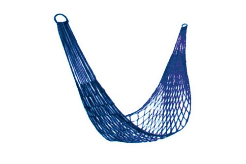Гамак плетеный, синий