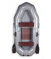 Лодка ПВХ Бахта-265 "С" гребная 2-местная цв.серый