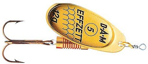 Блесна DAM Effzett Standart Spinner 6гр - Gold Блесна DAM Effzett Standart Spinner 6гр - Gold
