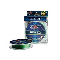 Шнур "Sprut" RENZO Soft Premium Braided Line x8 (140m/Dark Green/0,14mm/12,2kg)