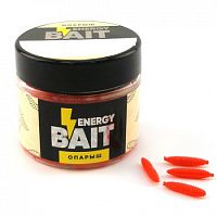 Искусственная насадка Energy Bait Опарыш(S-M), красный