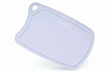 Доска разделочная термопластиковая, 380*250*2мм, серая