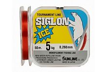 Леска зимняя Sunline Siglon V Ice Fishing, 50м, 0,104мм