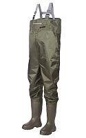 Полукомбинезон рыбацкий "TORVT" ПЕРЕКАТ,ЭВА+нейлон,подошва ТЭП, 4-слойный вкладыш (флис),р. 44-45