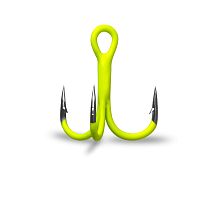 Крючок тройной Gurza-Round treble hook ST-36 UV CHARTREUSE № 6 BC