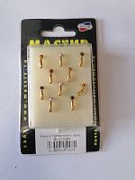 Мормышка Банан 2,5 петля золото,бисер,0,5 гр Мормышка Банан 2,5 петля золото,бисер,0,5 гр