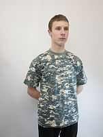 Футболка х/б, серая цифра, р. 44/170-176