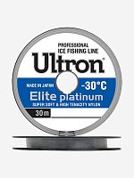 Леска Ultron Elit Platinum d 0.25, тест 7,0кг, 30м серебряный