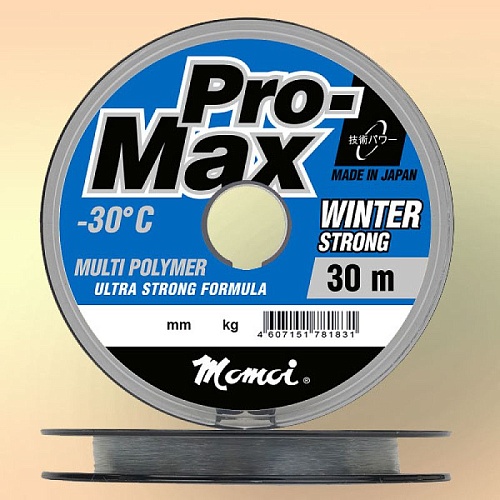 Леска зимняя Pro-Max Winter Strong d=0.25mm, 30m