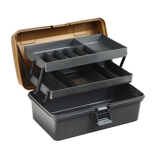 Ящик летний двухполочный Helios золотой