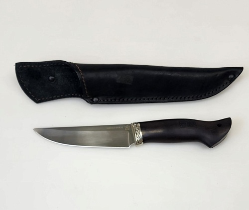 Нож Сокол 95х13 гарда мельхиор