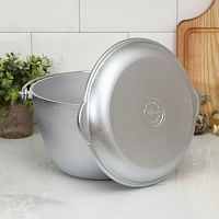 Казан походный крышкой-сковородкой, объем 5л