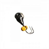 Мормышка вольф Капля с отв коза с корон +
бис.3мм 0,45гр Ni