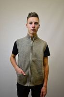 Безрукавка, шерсть яка, р.50, цв.бежевый