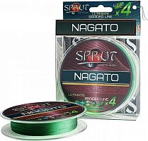 Шнур "Sprut" NAGATO Hard Ultimate Braided Line x4 (140m/Dark Green/0,12mm/9,1kg)