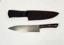 Нож Шеф повар-4 цельнометаллический (булат, микарта)