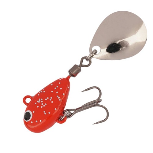 Тейл-спиннер HURRICANE Red glitter 10гр