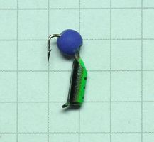 Мормышка Безнасадка 2,5 черн.+цвет, неоновый шар, 0,5г Мормышка Безнасадка 2,5 черн.+цвет, неоновый шар, 0,5г