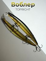 Воблер TOPRIGHT Джеркбейт 18 см, 24 гр, цв.H кр. №2