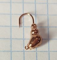 Мормышка Яман Муравей с ушком, COPPER PLATED, d 5, вес 0,9 г