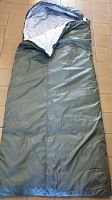 Спальный мешок с капюшоном "СЛЕДОПЫТ", 190+35х90х10 см, утеплитель термофайбер 300г/м2