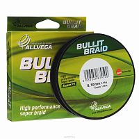 Леска плетеная Bullit Braid (темно-зеленая) d=0.18 (135m), 12.2kg